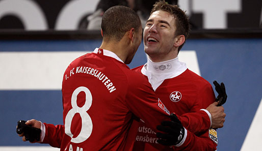 Erik Jendrisek (r.) steht seit 2007 für den 1. FC Kaiserslautern auf dem Platz