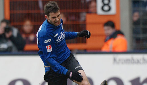 Mit seinem zweiten Saisontreffer schoss Josip Tadic Arminia Bielefeld früh in Führung