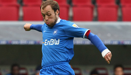 Alexander Iaschwili gehörte beim Spiel gegen Paderborn zu den auffälligsten Spielern des KSC