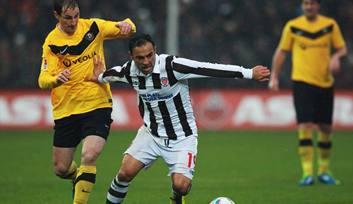 Mahir Saglik (r.) erzielte im Spiel von St. Pauli kein Tor und wurde ausgewechselt