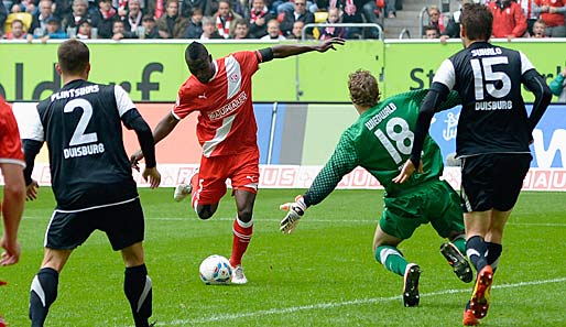 Lukimya schießt Düsseldorf gegen Duisburg mit 2:1 in Führung