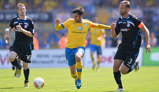 Braunschweigs Kapitän Dennis Kruppke erzielte gegen Frankfurt sein Saisontore 10 und 11