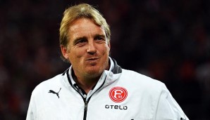 Mike Büskens konnte mit Düsseldorf seit langem wieder drei Punkte verbuchen