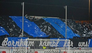 Die Fans des FSV Frankfurt konnten sich gegen den KSC über eine tolle Moral ihrer Mannschaft freuen