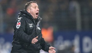 Markus Kauczinski konnte mit dem Karlsruher SC einen knappen Auswärtssieg einfahren