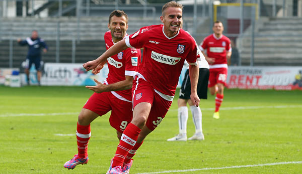 Faton Toski schoss Frankfurt in Sandhausen mit 1:0 in Führung