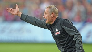 Christian Streich hat mit dem SC Freiburg gegen Braunschweig nur Remis gespielt