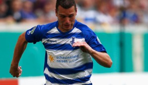 Thomas Bröker schoss Duisburg gegen den SC Freiburg in Führung