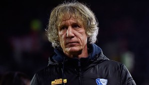 Gertjan Verbeek und der VfL Bochum mussten gegen den Karlsruher SC einen späten Ausgleich hinnehmen