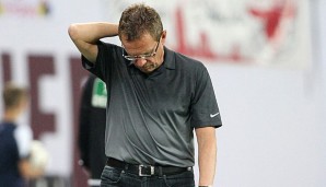 Ralf Rangnick muss mit RB Leipzig den nächsten Rückschlag hinnehmen