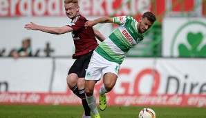 Greuther Fürth holt im Franken-Derby einen Last-Minute-Sieg