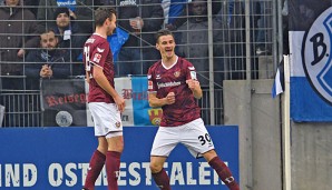 Dynamo Dresden gewinnt auswärts bei Arminia Bielefeld mit 2:1