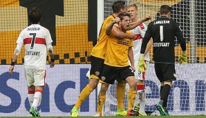 Der VfB Stuttgart kassiert bei Dynamo Dresden eine herbe Pleite