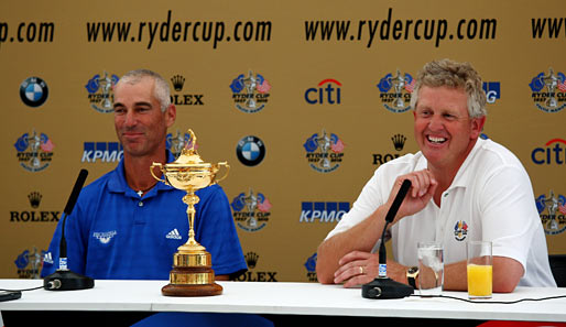 Corey Pavin und Colin Montgomerie sind die Teamchefs für den Ryder Cup 2010