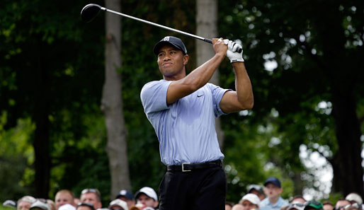 Tiger Woods spielte in Runde eins der PGA Championship kein einziges Bogey
