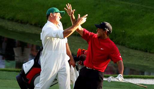 Tiger Woods' Chip beim Masters 2005 am 16. Loch war ganz großes Kino