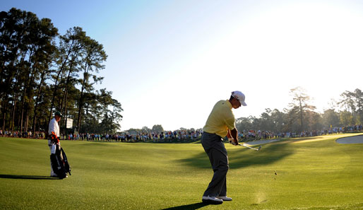 Tiger Woods gibt bei den US-Masters in Augusta sein Comeback auf dem Golfplatz