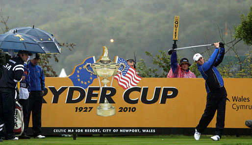 Martin Kaymer (r.) nimmt in diesem Jahr zum ersten Mal als deutscher Vertreter am Ryder Cup teil