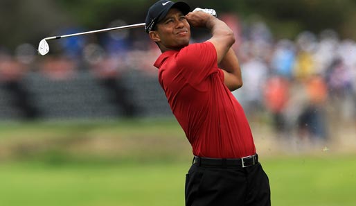 Der ehemalige Weltranglistenerste Tiger Woods zeigte eine ansprechende Leistung