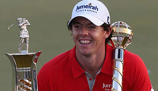 Der Nordire Rory McIlroy ist zum Golfer des Jahres der Europa-Tour gewählt worden