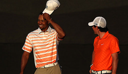 Tiger Woods (l.) und Rory McIlroy können in eine rosige Zukunft blicken
