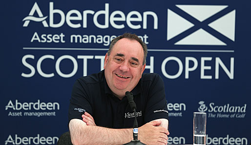 Schottlands Ministerpräsident Alex Salmond boykottiert die British Open