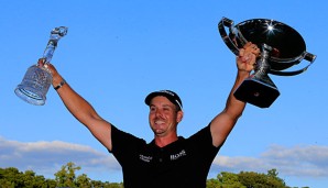 Henrik Stenson feierte bei der Tour Championship in der Olympiastadt Atlanta einen Start-Ziel-Erfolg