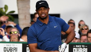 Tiger Woods plagt sich mit Rückenproblemen herum