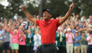 14. April 2019: Nach jahrelangen Zweifeln, Schmerzen und Rückschlägen ist Woods zurück im Golf-Olymp! Beim US Masters in Augusta triumphiert der Superstar zum fünften Mal - elf Jahre nach seinem 14. und bis dato letzten Major-Titel.