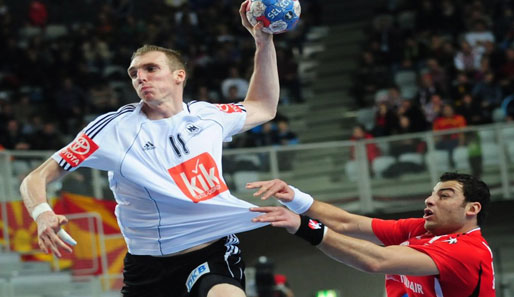 Bester deutscher Werfer bei der Handball-WM: Holger Glandorf