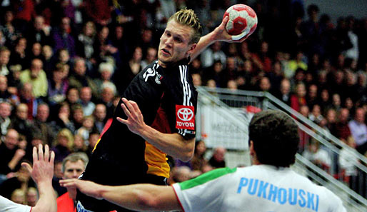 Lars Kaufmann überzeugte in beiden Spielen gegen Weißrussland