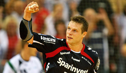 Flensburgs Michael Knudsen wurde 2008 mit Dänemark Handball- Europameister