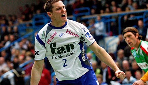 Michael Spatz (l.) spielt seit 2007 für Großwallstadt in der Bundesliga
