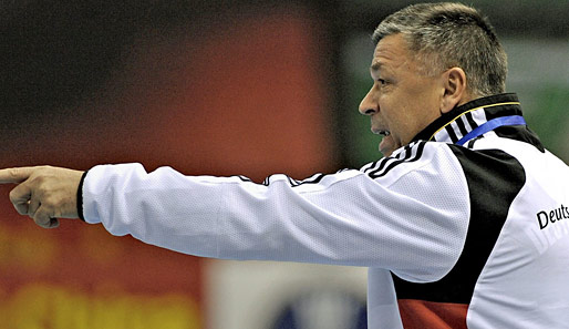 Enttäuschender EM-Auftakt für sein Team: Nationaltrainer Rainer Osmann