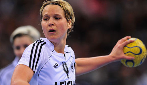 Nationalspielerin Grit Jurack knackte mit ihrem 300. Länderspiel die historische Bestmarke