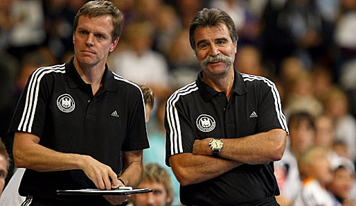 Martin Heuberger (l.) beerbte in diesem Sommer Heiner Brand als Handball-Nationaltrainer
