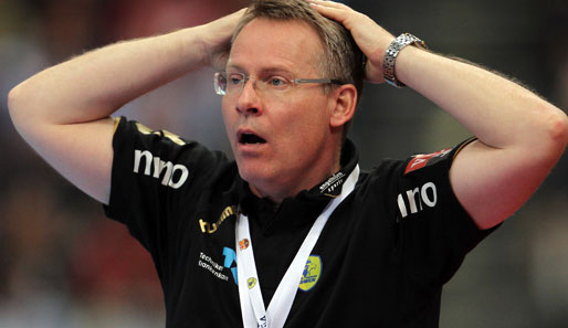 Löwen-Trainer Gudmundur Gudmundsson steht im Finale des Vierer-Turniers in Kielce