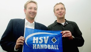 Christian Fitzek (r.) war unter anderem schon Sportchef beim HSV