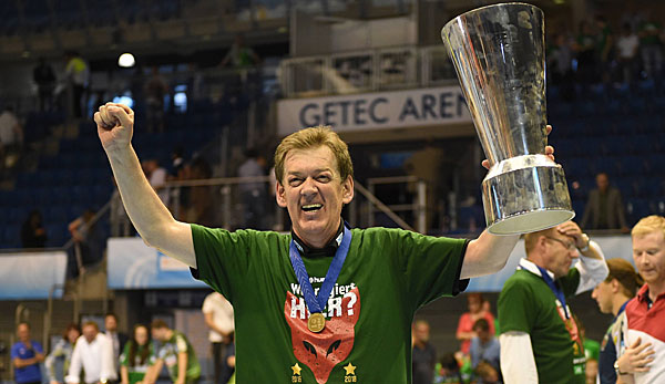 Velimir Petkovic gewann 2018 mit den Füchsen Berlin den EHF-Cup.