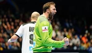 Deutschlands Torwart Andreas Wolff trug maßgeblich zum Autaktsieg des DHB-Teams gegen die Niederlande bei der Handball-EM bei.