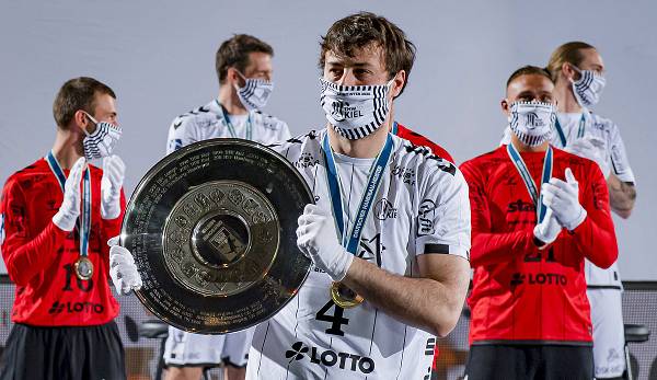 Der THW Kiel wurde ohne Fans zum Deutschen Meister 2020 gekürt.