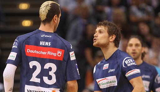 Zwei Weltmeister beim HSV Hamburg: Michael Kraus (r.) und Pascal Hens