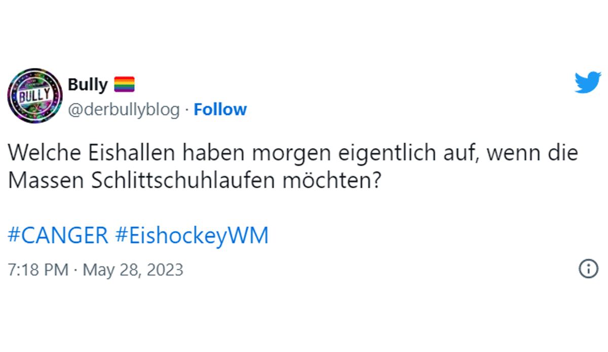 Eishockey, DEB-Team, Deutschland, Kanada, Netzreaktionen, Twitter, WM