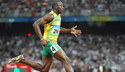 Usain Bolt kann sich vorstellen 2010 den Weltrekord von Michael Johnson über 400m anzugreifen