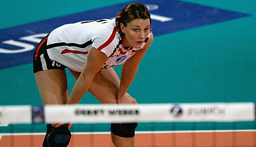 Angelina Grün wurde 2003 mit dem deutschen Team EM-Dritter
