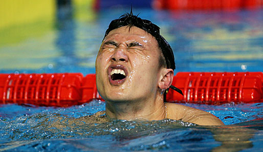 Lin Zhang holte 2008 Olympia-Silber über 400m Freistil in seiner Heimatstadt Peking