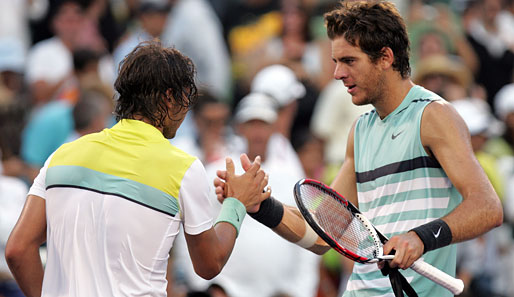Juan Martin del Potro feierte einen großen Sieg gegen Rafael Nadal