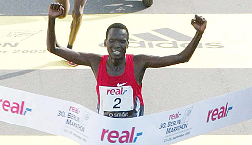 Paul Tergat gewann 2003 den Berlin-Marathon