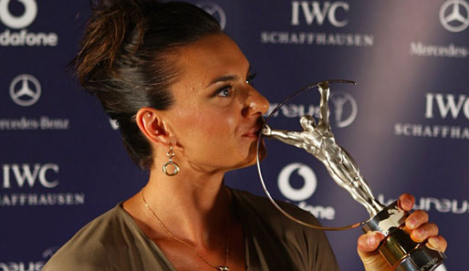 Jelena Issinbajewa erhielt den Laureus Award zum zweiten Mal nach 2007