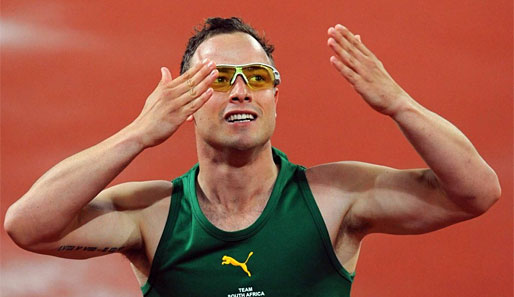 Oscar Pistorius will auch bei der Leichtathletik-WM in Berlin wieder jubeln